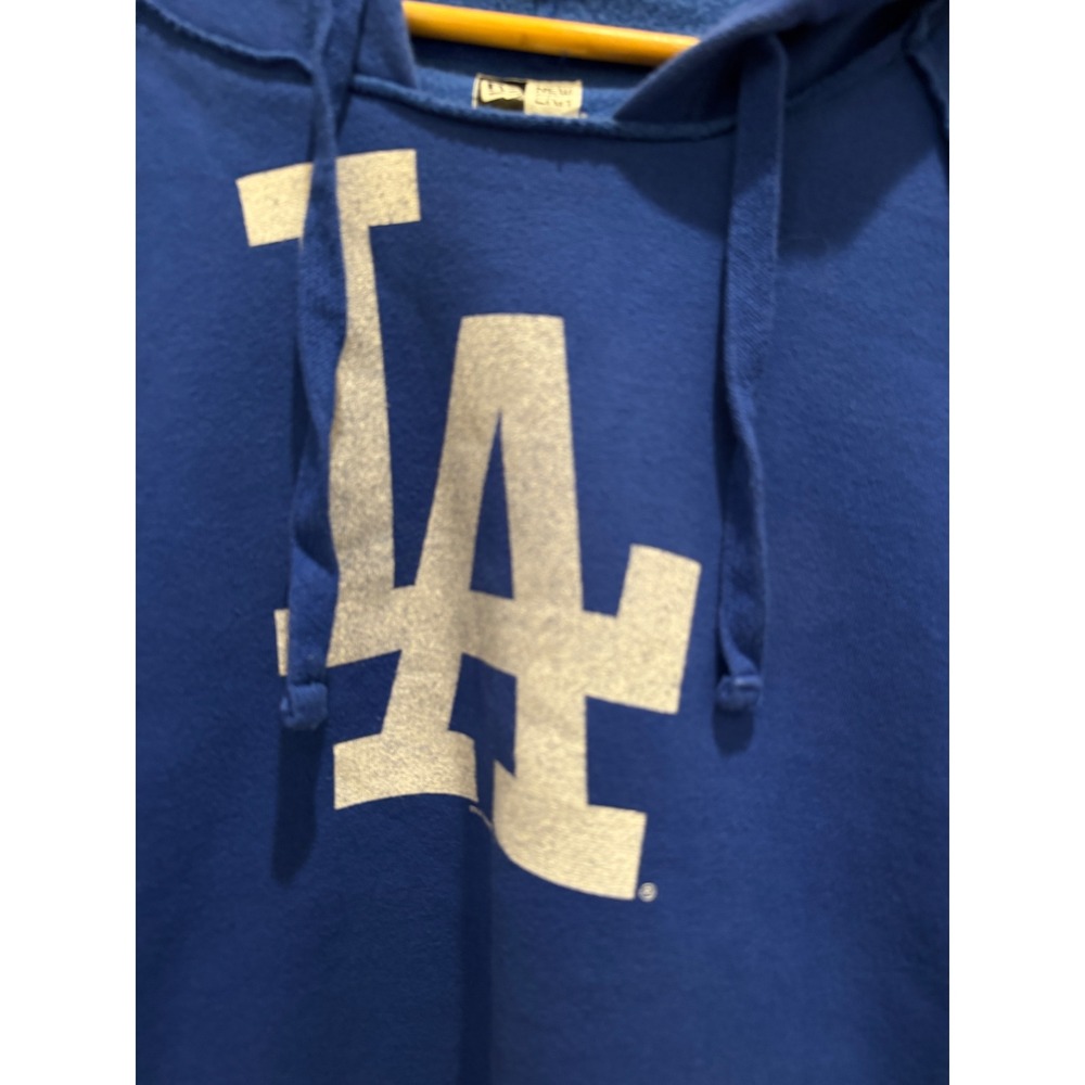 New Era Los Angeles Dodgers Hoodie Blue Logo Sleeve Graphics women Small - Picture 3 of 10